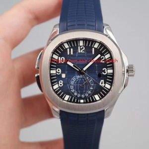 Hoge kwaliteit horloge 42 mm Aquanaut 5164 5164R-001 roestvrij staal Azië transparant mechanisch automatisch herenhorloge Wat248f