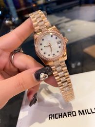 Horloge van hoge kwaliteit AAA, originele doos 31 mm 830 massief pentaball-staal met datejust 9 saffierglas Azië 2813 kaliber mechanisch automatisch dameshorloge 10