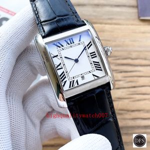 Regarder de haute qualité nouvelle version dames 31 mm cadran blanc noir w5200027 eta 2813 mouvement automatique mouvement automatique 18 km jaunes bracelets en cuir en cuir montres de mode pour femmes