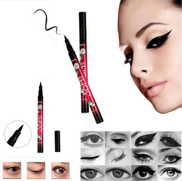 Haute qualité imperméable noir Eyeliner liquide maquillage beauté Comestics Eye Liner crayon cadeau Maquillaje cosmétique mignon outil9051927