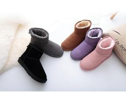 Botas altas clásicas de alta calidad para mujer, botas para mujer, botas para nieve, botas de invierno, certificado de bota de cuero, bolsa para el polvo, envío directo