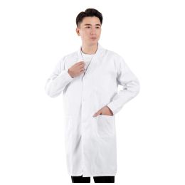 Hoogwaardige witte jas laboratorium jas