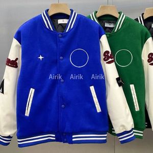 Veste femme Lettre d'université hip-hop veste de baseball brodée femme 2023 veste patchwork unisexe couple étoile sauvage de l'université Harajuku