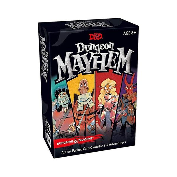 Haute qualité en gros pas cher Dungeons Dragons jeu de société Wizards of The Coast Dungeon Mayhem jeu de base 120 cartes jeu pour enfants adolescents adultes