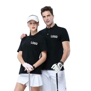 Venta al por mayor de alta calidad para hombre 100% algodón bordado personalizado impreso en blanco liso Golf bordado Polo camisetas para hombres Unisex