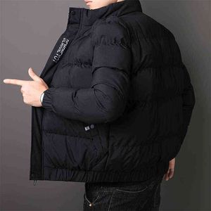 Haute qualité hiver nouvelle marque décontracté mode veste matelassée hommes chaud Parkas épais coupe-vent recadrée manteaux coton rembourré vêtement Y1103