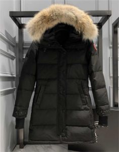 Haute qualité femme doudoune bouffée veste hiver manteau polaire designer femmes canadiennes veste parkers veste d'hiver veste à capuche épais manteaux féminins chauds