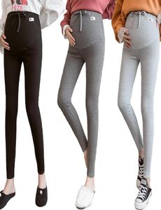 Leggings de maternité pour femmes, pantalons de haute qualité, taille réglable, vêtements de grossesse, Premama Enceinte, grande taille 3845909