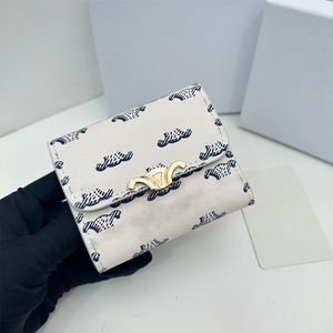 Haute Qualité Femme Petit Portefeuille Designer Derme Hommes Titulaire de la carte Embrayage de luxe Mini Flip Fold Coin Carte d'identité Portefeuilles Couleur Cuir Mode Mini sac à main