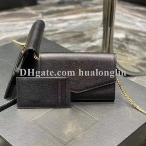 High Quality Designer Women Bag Handbag Woman Purse original box genuine leather chain shoulder messenger clutch with card holder slot