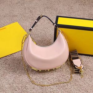 Sacs de crossbody de haute qualité S créateurs beaux sacs d'épaule en chaîne dorée Femme Fashion Leather Handbag 2196