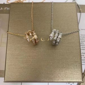 Hoogwaardige vrouwen Designer Snake Bot Earrings ketting Simple v Gouden diamant armband titanium roestvrijstalen luxe hart liefde hangers ketting mode sieraden