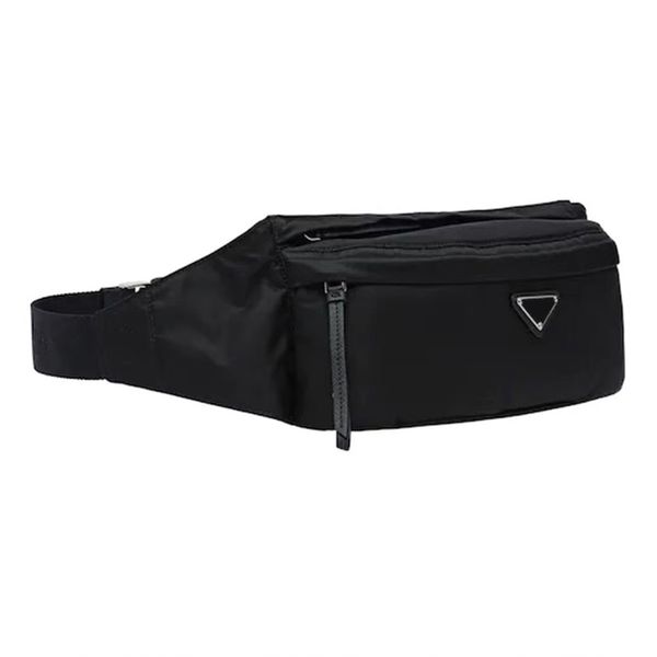 Diseñadores de alta calidad para mujer Bolsa de nailon de color sólido Nuevas bolsas de cintura para mujer y hombre Paquetes de cintura Moda Fanny Pack Correa ancha Bolso cruzado en el pecho Unisex