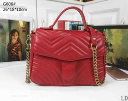 Haute qualité femmes mode Marmont luxe sacs de créateurs en cuir véritable bandoulière sac à main sacs à dos sac à bandoulière haut