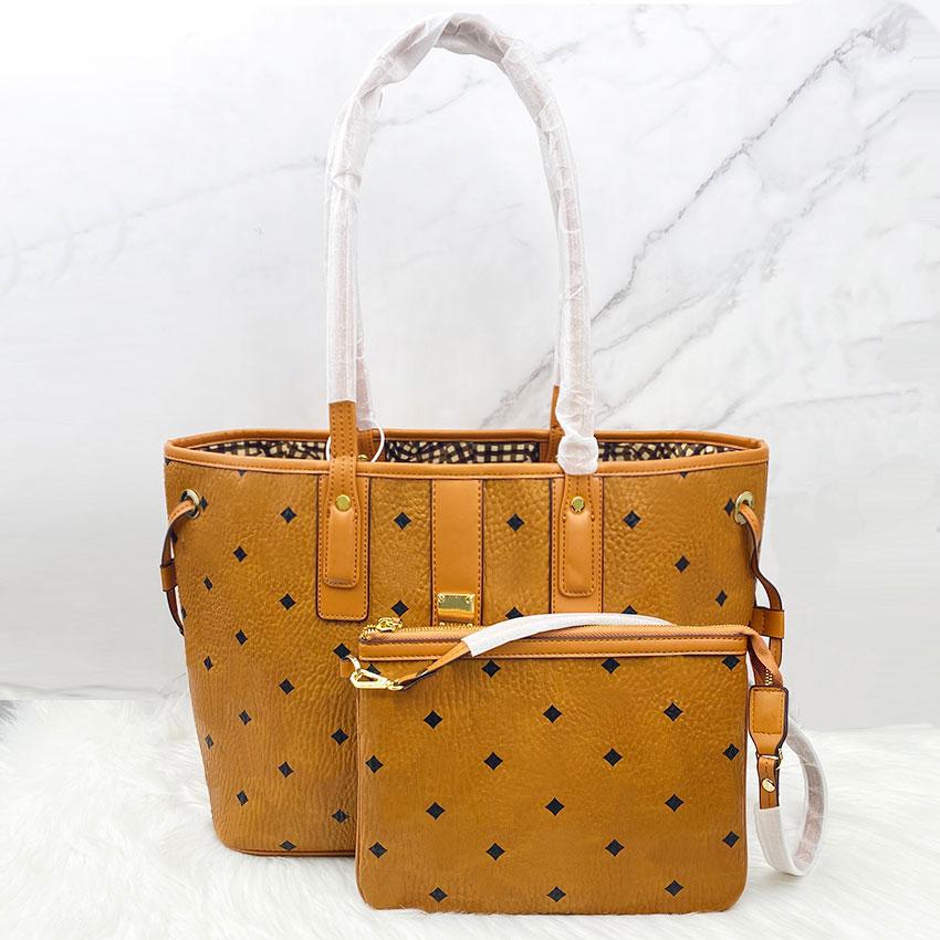 Hög kvalitet Kvinnor handväskor handväskor axel Shoppingväskor clutch Lyxigt designer läder crossbody Komposit väska kod Handväska tote hobo