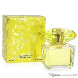 Hoogwaardige damesparfum 90ml langdurige geuren parfum woman Fragrance Deodorant spray in glazen fles en snelle levering