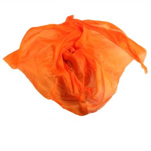 Seidenschleier – écharpe Sexy pour femmes, voile de soie authentique, danse du ventre, rouge + orange + jaune, haute qualité, 100%