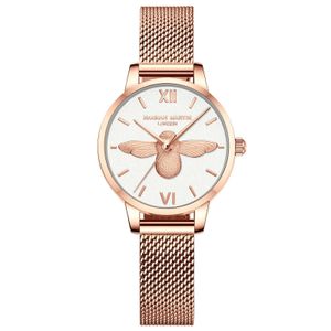 Hoge kwaliteit dameshorloges Vrouwelijke ontwerper Casual mode quartz horloge Luxe waterdicht quartz kleine bij Dames elegant horloge