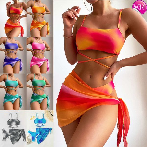 Traje de baño de diseñador de mujer de alta calidad Bikinis 2024 Nuevos sets de mujer S sets Clear Strap Forma Damas Suites Batining Wear Woman Mujer mixta Lu