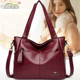 Haute qualité femmes haut en cuir poignée sacs femme épaule fourre-tout Shopper sac Bolsa Feminina luxe concepteur sacs à main pour femme