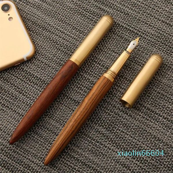 Stylo plume en bois de haute qualité, stylo à encre Iraurita, pointe de 0.7mm, papeterie Caneta, fournitures de bureau