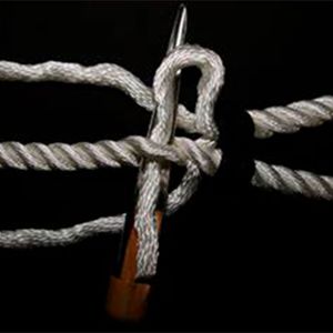 Hoogwaardige houten handvat splitst piek voor touw draadjacht bootaccessoires draagbare jachtcabine hardware benodigdheden