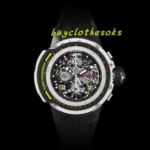 Wristwatch de grande qualité de la bracelerie Luxury Men's Watch Classic Limited Edition RM039 Manuel de l'aviation Tourbillon Chronograph Complex Design Pilot Watch