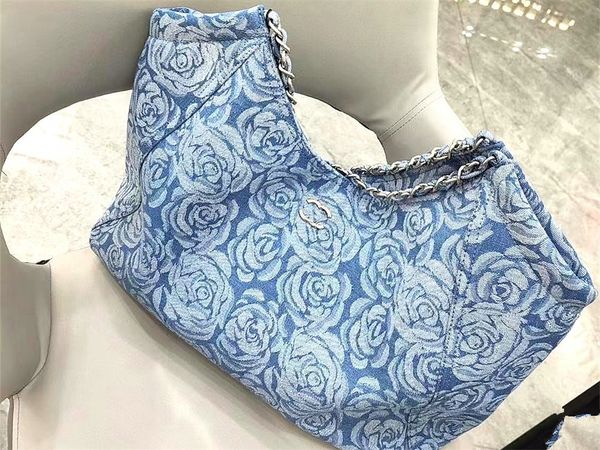 Alta calidad YSLsity Tote Bolsa de compras de basura Luxurys Mujeres Monederos de diseñador Cadena de canal Bolsos de viaje Totes Bolsas de cuero Bolsas de crossbody Gran bolsa de basura de vaquero