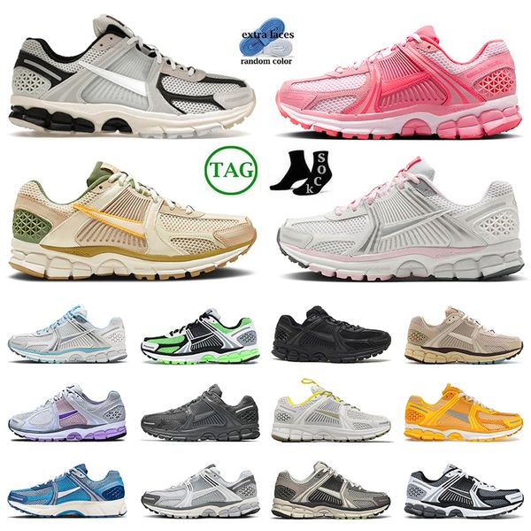 Zooms Vomero 5 OG Chaussures de course à l'avoine pour hommes Woemns Vert électrique Noir Couture Anthracite Photon Poussière Ocre sur nuage de pluie Jogging Baskets Sports