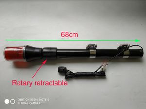 Pantalla doble de alta calidad, luces de baliza de advertencia de motocicleta led rojo de 6 W, luz de señal de motocicleta, lámpara de emergencia de policía, luces de fuego, impermeable