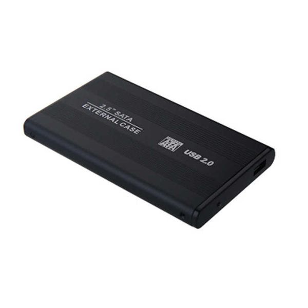 Caja HDD SSD de alta calidad 2,5 SATA a USB 2,0 adaptador caja de disco duro caja de disco HD externo