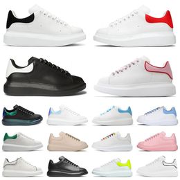 2023 Casual Chaussures Chaussures De Espadrilles Baskets Surdimensionnées Femmes En Cuir À Lacets Mode Plate-Forme Blanc Noir Hommes De Luxe Velours Daim Baskets Baskets