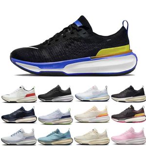 Haute qualité Run Invincible 3 Marathon Chaussures de course pour hommes Femmes Oreo Triple Black Midnight Navy Team Red Sail Ice Blue Baskets d'extérieur