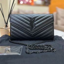 Fashion Handbag Femmes Luxurys Designer Sac Mini Black Wos Purse Purse Crossbody Crosbody Chain Messenger Woman Envelope Spap Sac Sac Tote Sac à main sacs