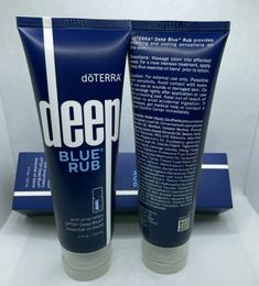 Crema tópica de color azul profundo de alta calidad con aceites esenciales de 120 ml Foundation Primer cuidado del cuerpo