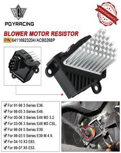 Résistance à haute résistance du chauffage de chauffage de voiture de carapacée de Quanlity High Quanlity pour BMW E46 E39 X5 X3 64116923204 64116929486 64118385549 641183641735146976