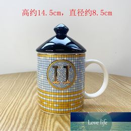 Hoog Quatily Personalized Trendy Vintage Mok Ceramic Men's and Women's Milk House Cup Office Tea Cups Milk Cups