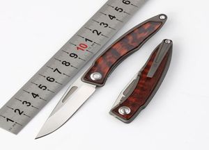 High Quatily Reeve Chris Cr Mnandi Aleación de cuchillo plegable Pocket de madera M390 60 Hrc Mini cuchillo EDC Survival táctica Cam94975557