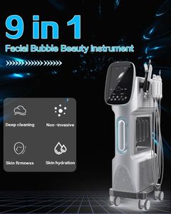 Máquina facial Hydra de microderbrasión 9 en 1 de alta calidad, agua Aqua, limpieza profunda, RF, estiramiento Facial, equipo de Spa Facial de belleza