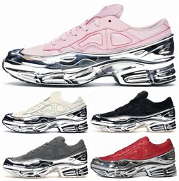 Hoge Raf Simon Ozweego casual schoenen originelen shock roller heren dames klassieke kwaliteit trainers outdoor sneakers sport tennies canvas schoenen o3eq#