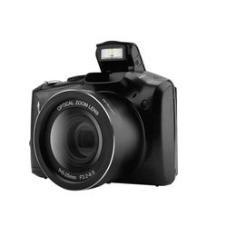 Hoge resolutie 24 MP 720P HD Fotocamera Camcorder met 20x zoom, 3,5" IPS-scherm en flitslicht voor verbluffende video's en foto's