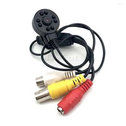 Haute résolution HD 720p mini ahd caméra audio mirophone bnc rca dc 1.0 mégapixels micro clip petite surveillance