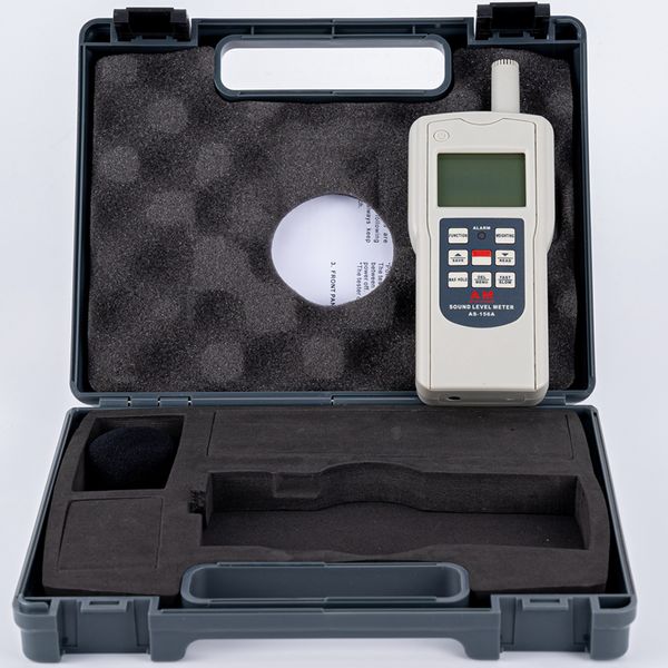 Sonomètre haute résolution AS-156A, plage automatique pour tester le bruit sonore, 30 ~ 130db, testeur de surveillance des décibels de bruit