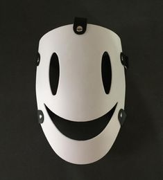 High Rise Invasion Cosplay Mask Tenkuu Shinpan White Resin Masks Japonais Anime High Rise Props PVC 2207151489027