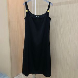 Vestido sin mangas con tirantes y letras para mujer, vestidos negros de marca para mujer, vestidos sexys de diseñador de lujo para verano y primavera, vestidos informales elegantes para uso diario