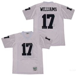 Fútbol de la escuela secundaria Noreste 17 Doug Williams Jerseys Mans Moive Algodón puro Universidad universitaria transpirable para fanáticos del deporte Jersey Ed Hiphop Team Blanco