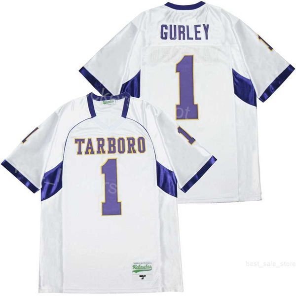 Lycée Tarboro Varsity Maillots Football 1 Todd Gurley Pur Coton Moive Uniforme Respirant Collège Cousu Université Vintage Pour Les Fans De Sport Pull Couleur