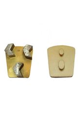 Hoge scherpte betonslijpgereedschap Metal Bond Trapeziumslijppads Twee pinnen Redi Lock voor betonslijpmachine 12PCS7998867