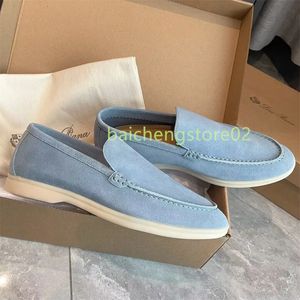 Hoge sneaker heren casual schoenen LP loafers plat lage top suede lederen oxfords mocassins zomer walk comfort loafer slip op loafer rubber sole flats eu36-47 b3