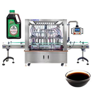 Machine de remplissage péristaltique automatique à grande vitesse pour vinaigre et sauce soja, liquide 100-1000ml